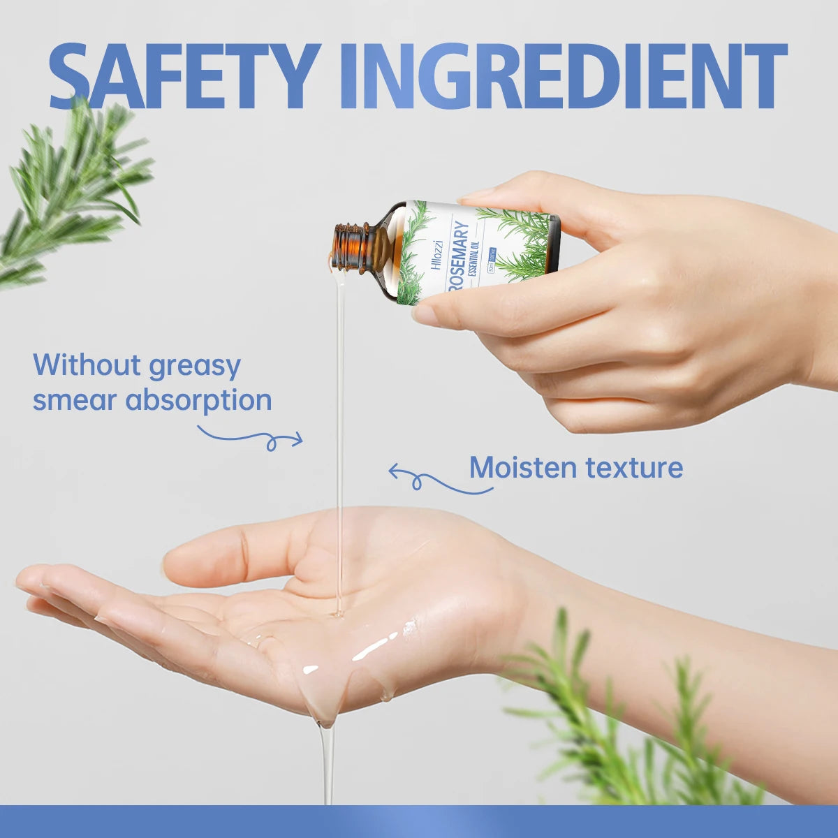Rosemary essential oil hair care scalp massage skin care high quality essential oil suitable for all hair types nourishing care